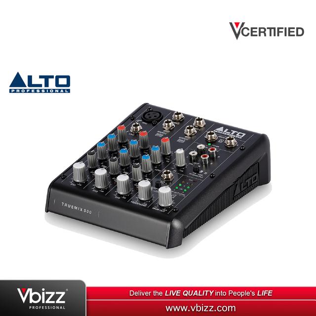 product-image-Alto TRUEMIX500 5-Channel Analog Mixer with USB