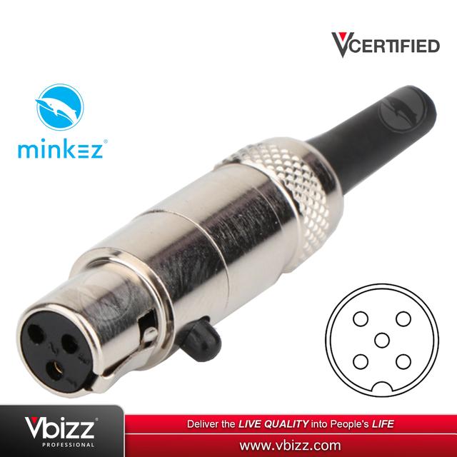 product-image-Minkez 5MINIXLRF 5 Pin Mini XLR Female Connector