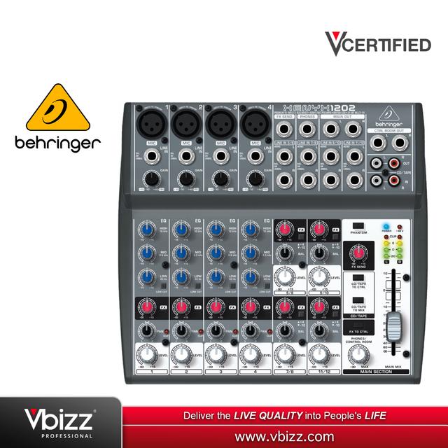 product-image-Behringer XENYX 1202 Mixer for Professional Audio Management