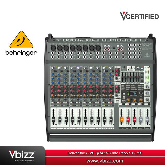 product-image-Behringer PMP4000 800W Powered Mixer for Professional Audio Performance