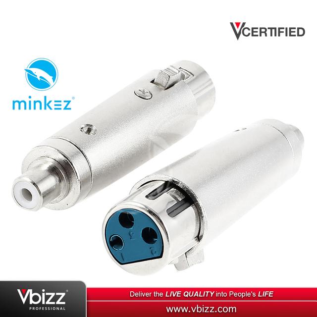 product-image-Minkez XLRFRCAF XLR Male to RCA Female Connector Adapter