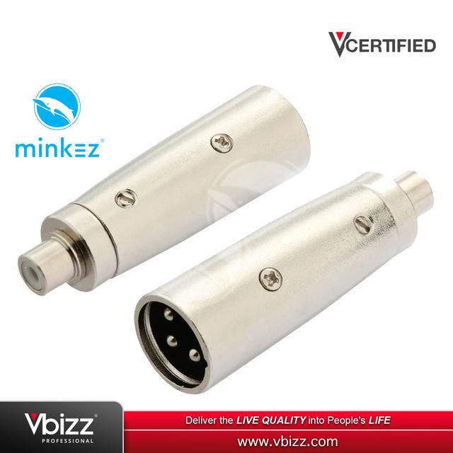 product-image-Minkez XLRMRCAF XLR Male to RCA Female Connector Adapter