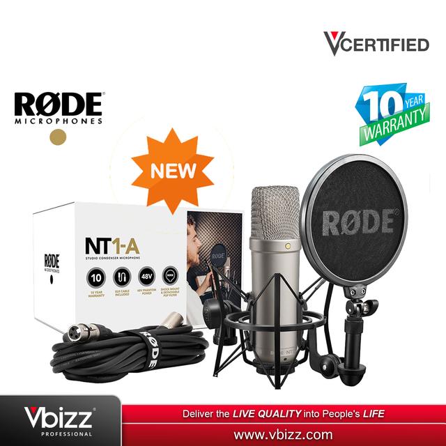 product-image-RODE NT1-A Condenser Recording Studio Microphone NT1A