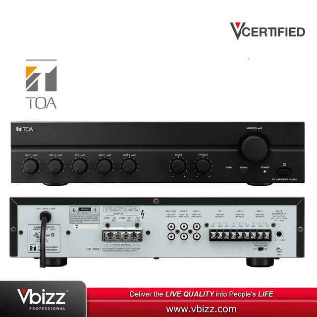 product-image-TOA A2240 240W Mixer Amplifier