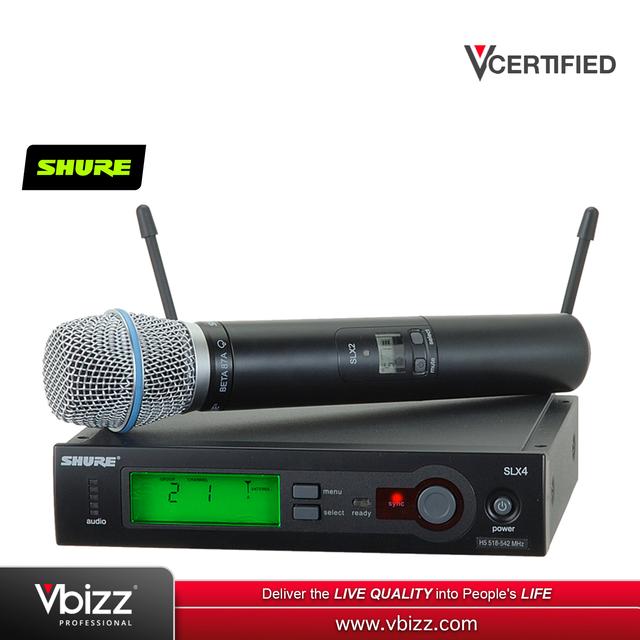 product-image-Shure SLX24 / BETA87A Wireless Microphone System (SLX24 BETA87 A)