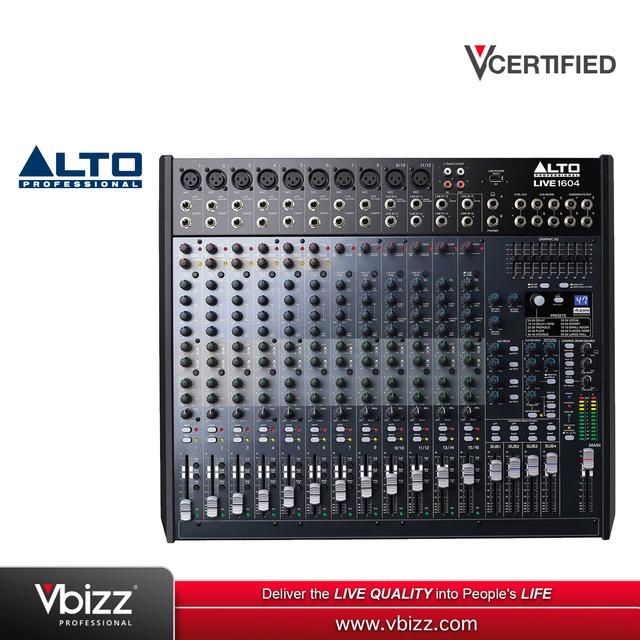 product-image-Alto Live 1604 | 16-Channel Mixer with USB Recording, Onboard Effects, and 4-Bus Routing for Live Sound and Studio Recording