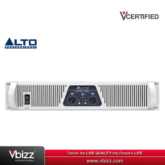 product-image-Alto MAC 2.3 | 2x285W Power Amplifier for Small to Medium Live Performances and Sound Reinforcement