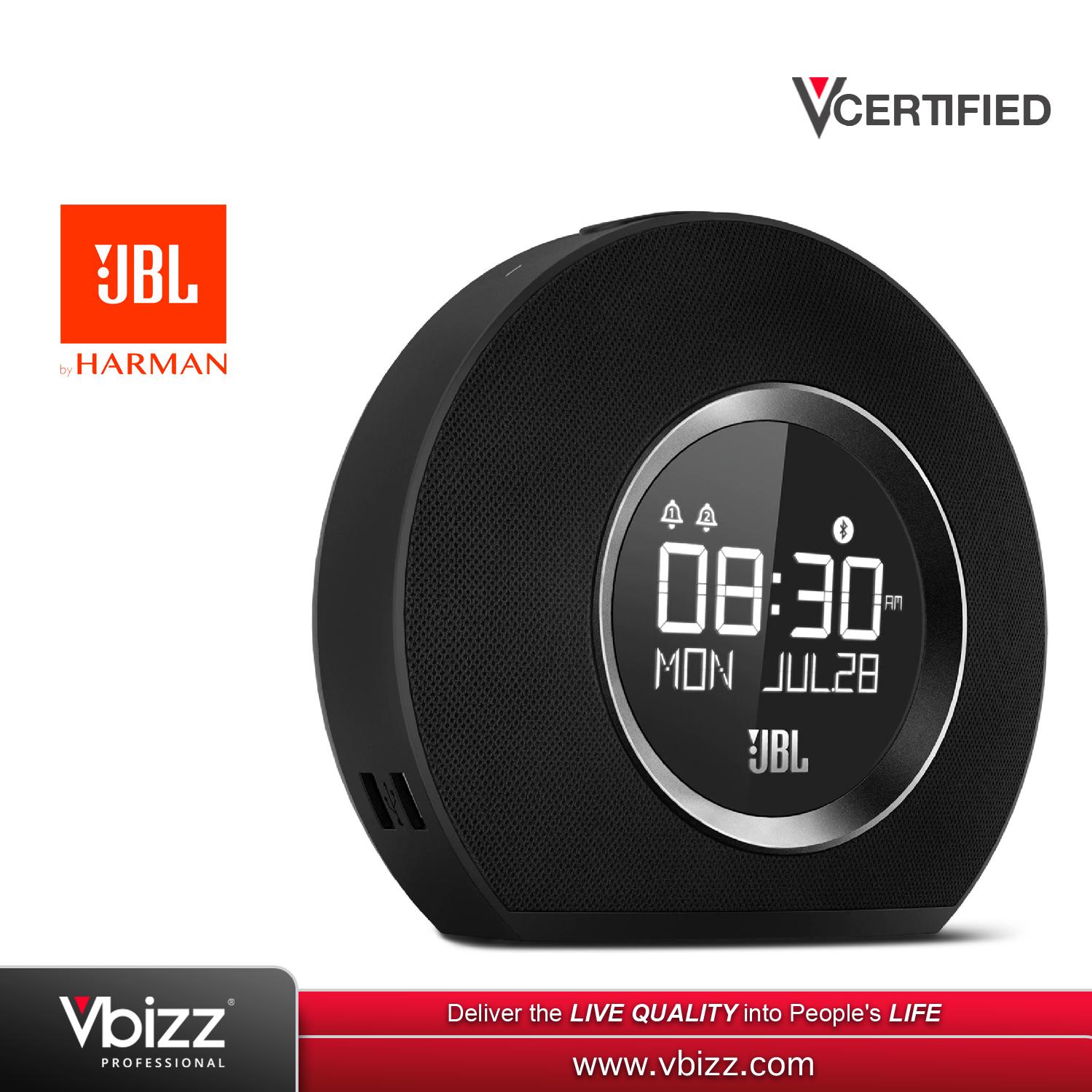 JBL Horizon  Bluetooth clock radio with USB charging and ambient