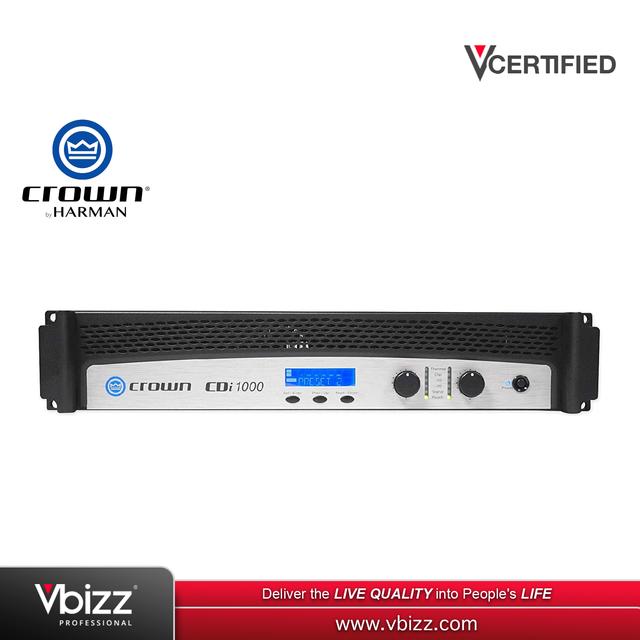 product-image-Crown CDi1000 2x275W Power Amplifier for Superior Audio Performance