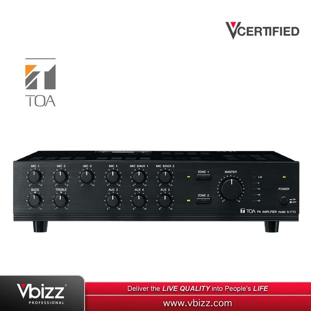 product-image-TOA A1712 120W Mixer Amplifier