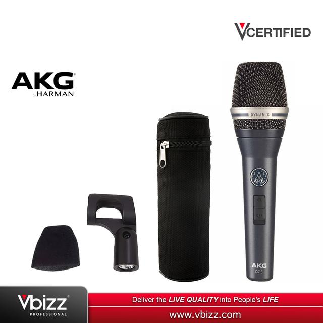 product-image-AKG D7S | Reference Dynamic Vocal Microphone with On/Off Switch for Live Performances and Studio Recording