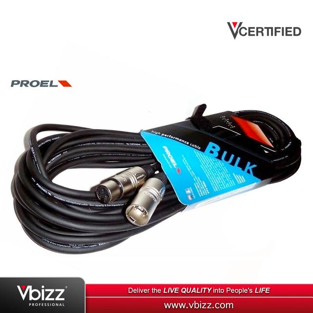 product-image-PROEL 5M Microphone Cable 3 Pin XLR Female To 3 Pin XLR Male Audio Signal Cable