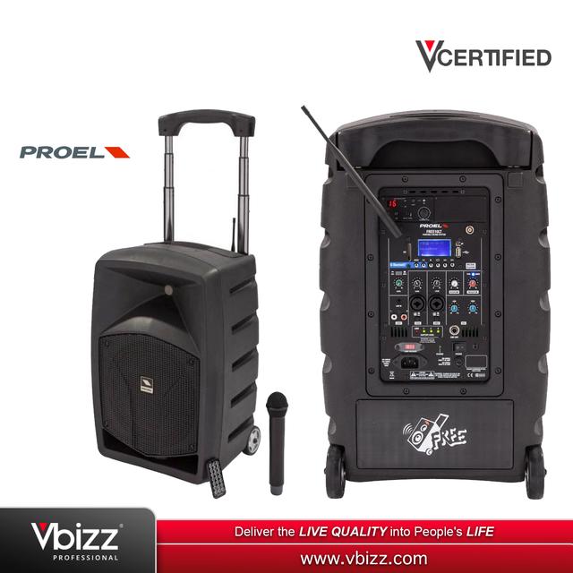 product-image-PROEL FREE10LT 10" 120W Portable PA System with 1xWireless Microphone