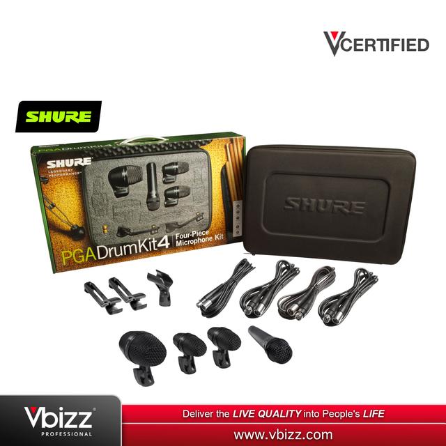 product-image-Shure PGADRUMKIT4 4 Piece Drum Microphone Kit