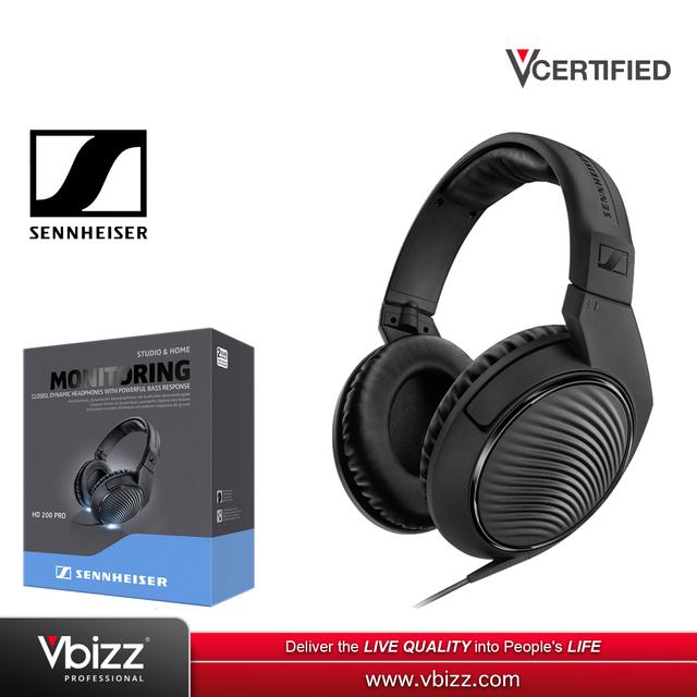 product-image-Sennheiser HD200 PRO Closed Back Monitoring Headphones (HD 200 PRO)