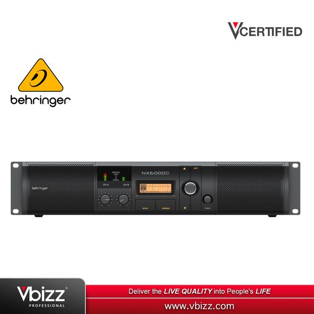 product-image-Behringer NX6000D 2x1600W Power Amplifier for Superior Sound Performance