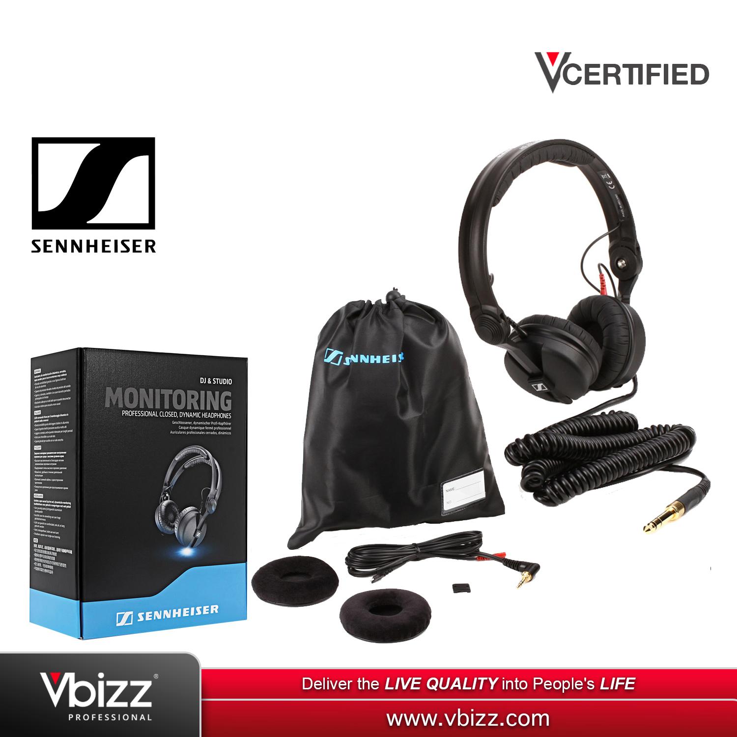 SENNHEISER HD25 PLUS Closed Supra Aural Mixing And Monitoring Headphone (HD  25 PLUS)