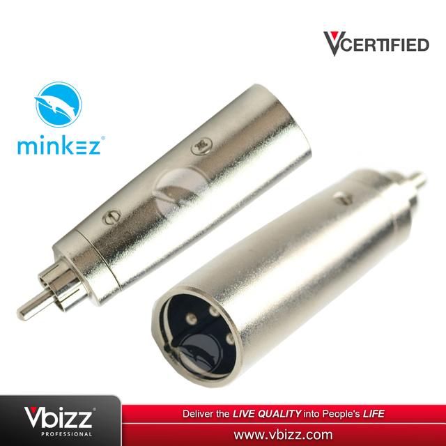 product-image-MINKEZ XLRMRCAM XLR Male to RCA Male Connector Adapter