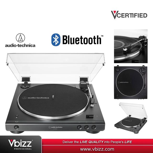 product-image-AUDIO TECHNICA AT-LP60X-BT Bluetooth Fully Automatic Wireless Belt-Drive Turntable (Black)