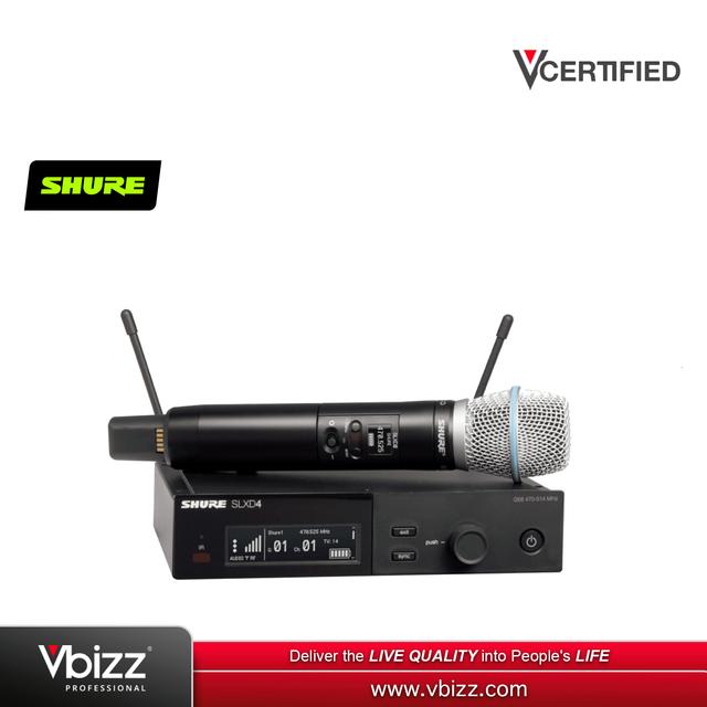 product-image-SHURE SLXD24A/B87C Digital Wireless Handheld Microphone System with Beta 87C Capsule