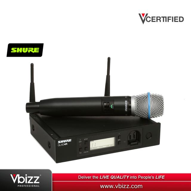 product-image-SHURE GLXD24R/B87A GLX-D Advanced Digital Wireless Vocal System with BETA87A Vocal Microphone