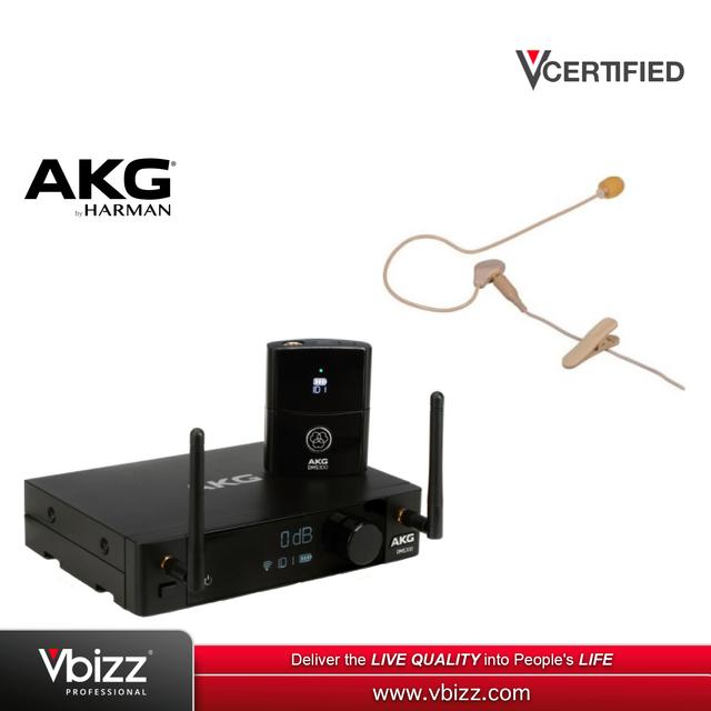 product-image-AKG DMS300 HEADWORN SET Eight Channel 2.4GHz Digital Wireless Microphone System C/W Bodypack & Headworn Mic
