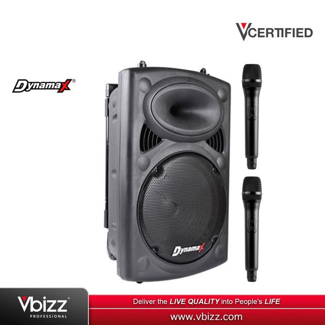 product-image-Dynamax PRO121A 12" 350W Portable PA System